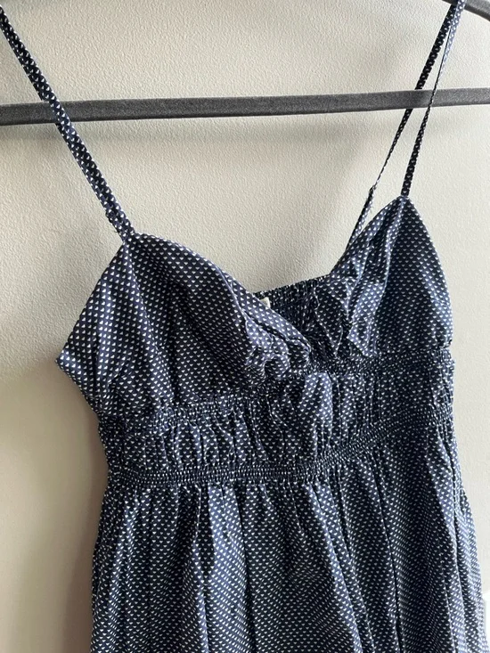 J. Crew Women’s Blue Polka Dot Spaghetti Strap Sundress XXS - Picture 9 of 11